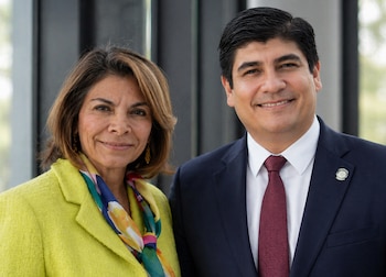 Laura Chinchilla y Carlos Alvarado no participarán del Traspaso de Poderes. Cortesía: Redes sociales