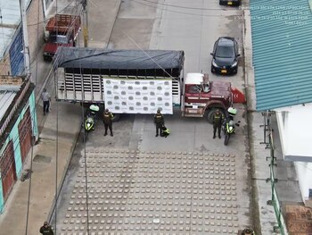Los agentes encontraron la droga