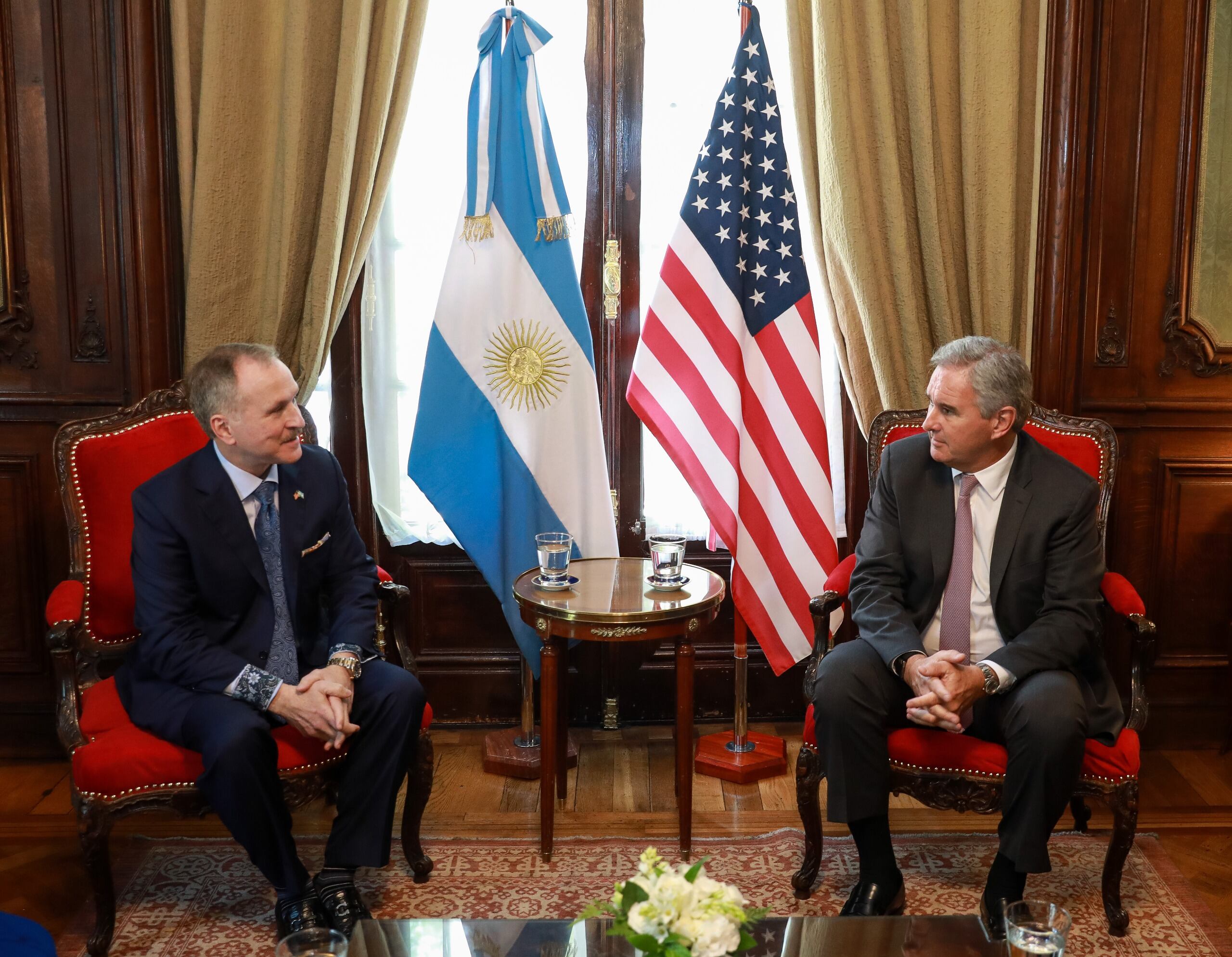 Pablo Quirno recibió al embajador norteamericano en Argentina, Peter Lamelas