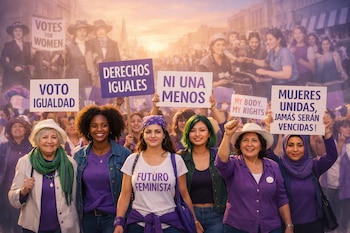 Mujeres de diversas generaciones y