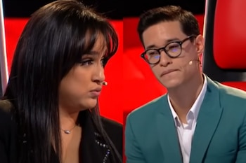 Los entrenadores se conmovieron durante