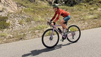 Juana Viale cumplió un exigente desafío con su bicicleta