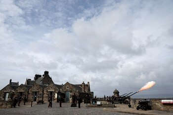 El homenaje en Edimburgo (REUTERS/Carl Recine)