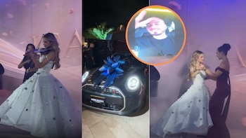 Andrea Valdiri celebró los quince