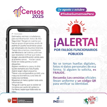 Censos 2025: cadena de WhatsApp antigua circula en varios países y genera alarma en ciudadanos