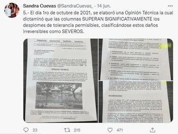 Sandra Cuevas presentó una serie