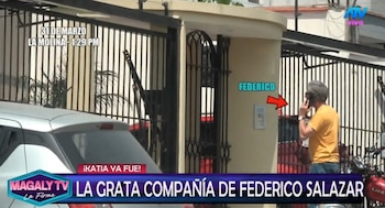 Erika Manrique: amiga de Federico Salazar que soube da separação antes do anúncio oficial. Captação: Magaly TV La Firme.