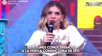 Johanna San Miguel molesta ante