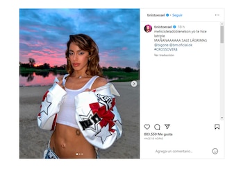 La artista se unió con