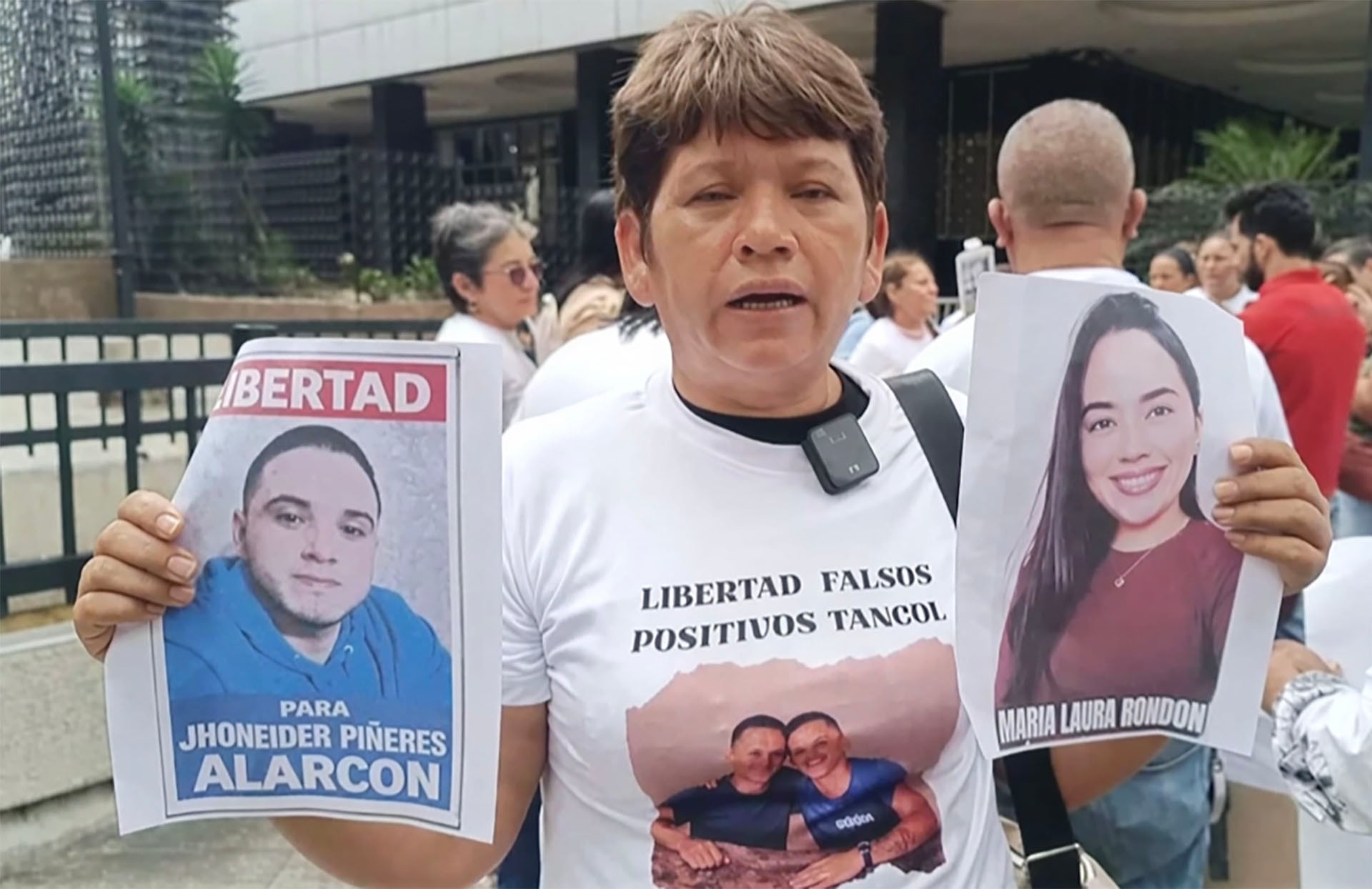 Nury Villamizar, madre de Richard Alberto y Luis Alejandro Domador Villamizar, así como representante de María Laura Rondón Tovar