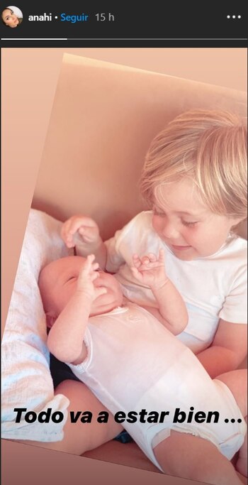 El momento familiar que compartió