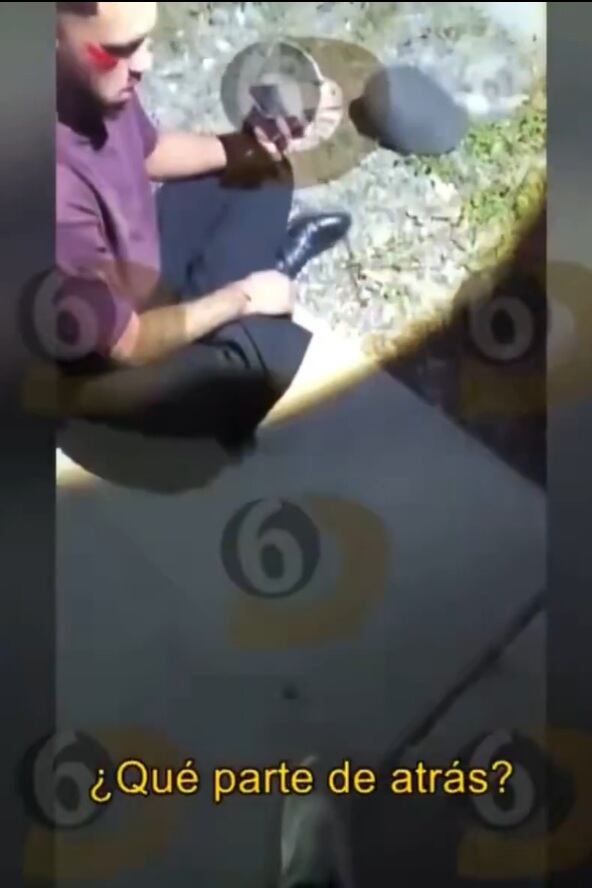 Así quedó Lucas Ocampos tras lesionarse (Captura pantalla Multimedios Deportes)