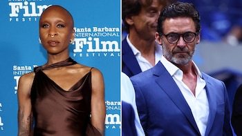 Cynthia Erivo y Hugh Jackman