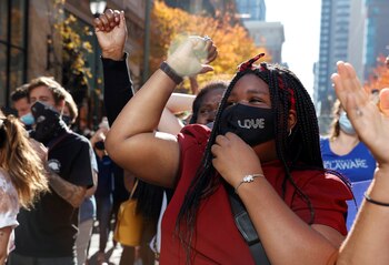 Manifestaciones en Filadelfia, Pensilvania. REUTERS/Rachel