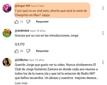 Las declaraciones de Jorge Gutiérrez