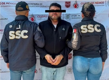 Uno de los sujetos detenidos