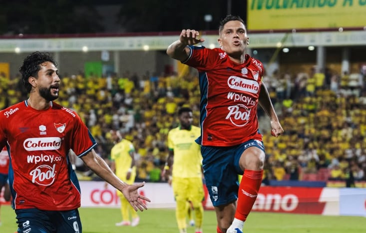 Juan Fernando Quintero regresó al gol con el Independiente Medellín, después de casi nueve años de hacerlo por última vez - crédito @dimoficialcom/Instagram
