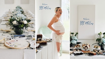 Sofía Pachano celebró su baby