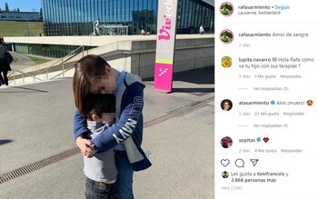 La familia vacacionó en Suiza