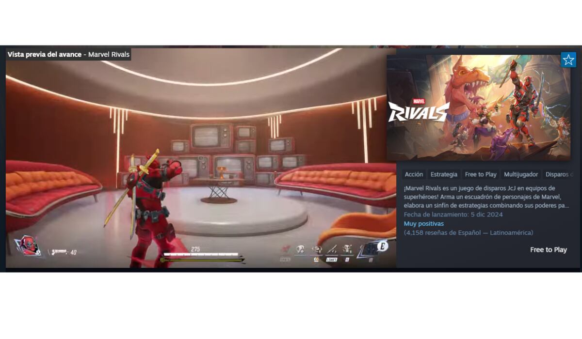 Este título reúne a héroes y villanos de Marvel. (Steam)