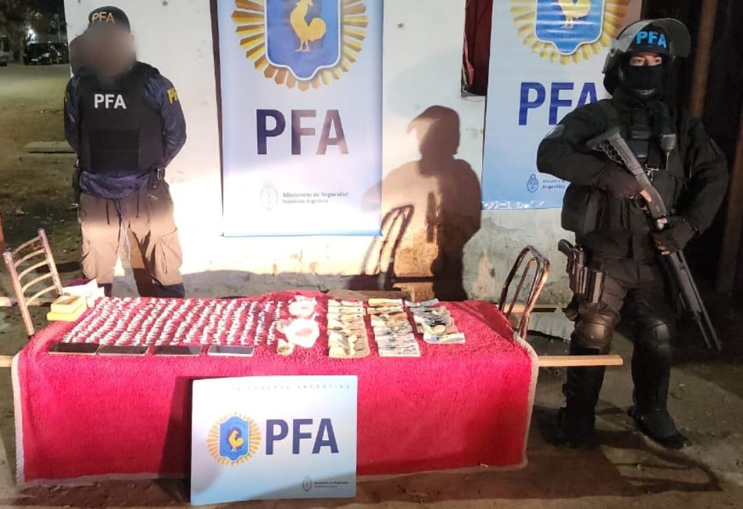 Los elementos listos para la comercialización (Foto: PFA)