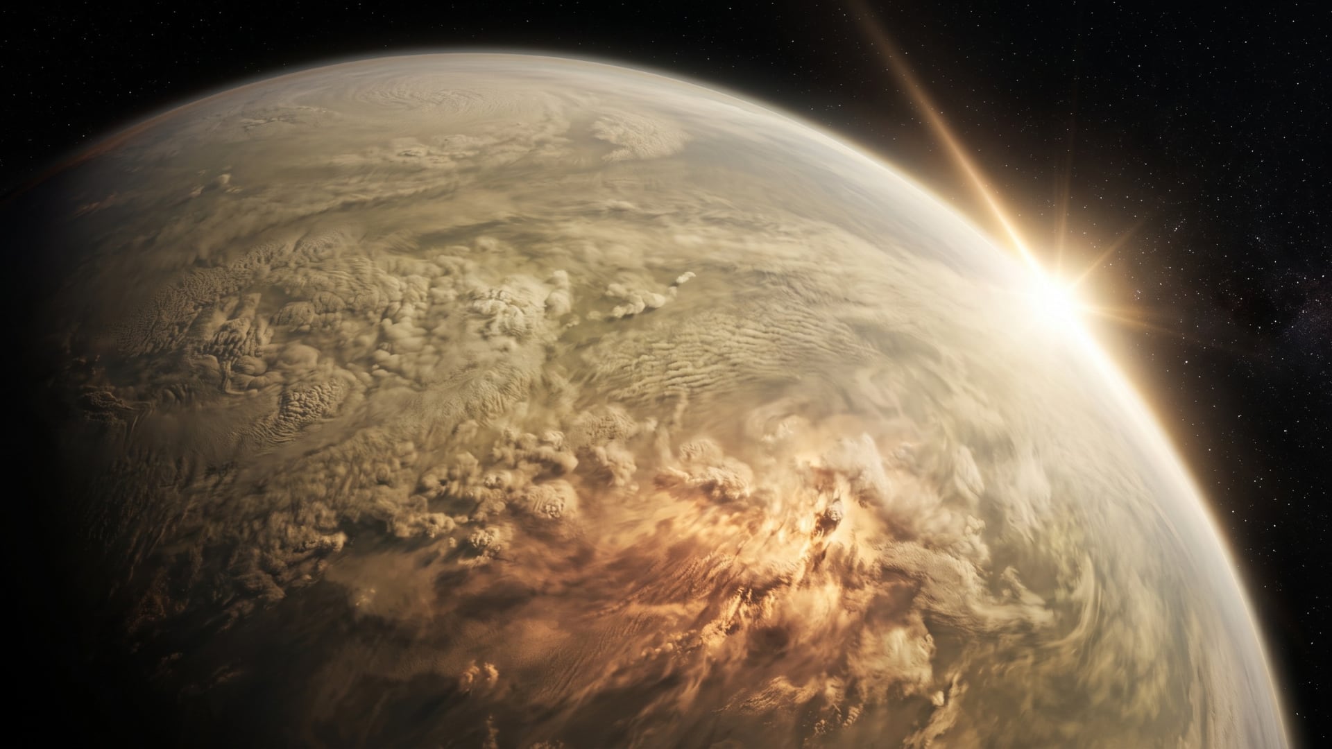 Un estudio del MIT determinó que los péptidos pueden mantenerse estables y adoptar estructuras definidas en las nubes de Venus compuestas por ácido sulfúrico al 98% (Imagen Ilustrativa Infobae)
