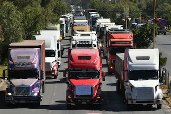 Bloqueos de transportistas EFE/Jorge Ábrego