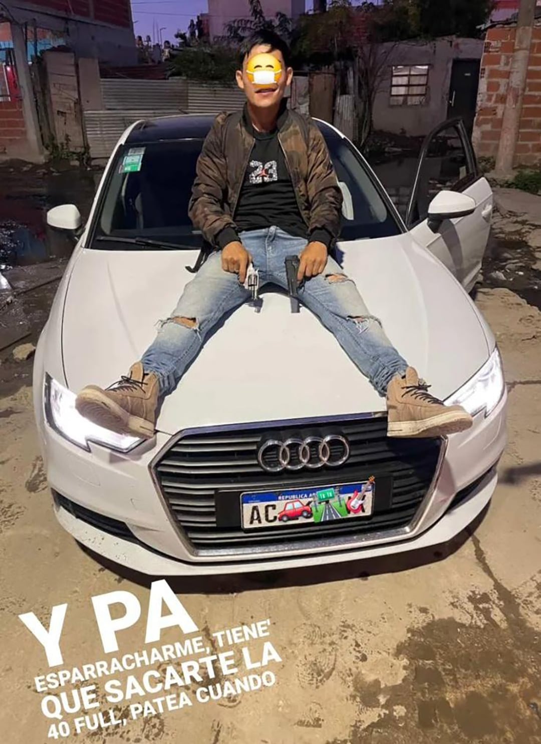 El acusado se mostraba en redes sociales desafiante con armas