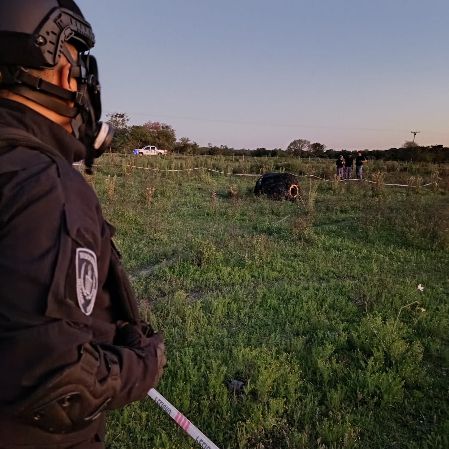La Policía resguarda el objeto mientras se determina su origen