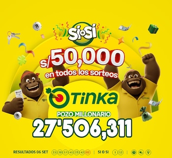 La Tinka resultados domingo 6 de septiembre: estos son los números ganadores del sorteo. Captura: América TV.