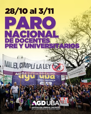 Los gremios de la UBA reclamaron recomposición salarial, presupuesto y el cumplimiento de la Ley de Financiamiento Universitario