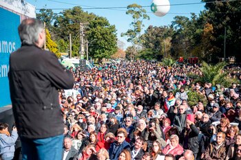 Máximo Kirchner en Hurlingham