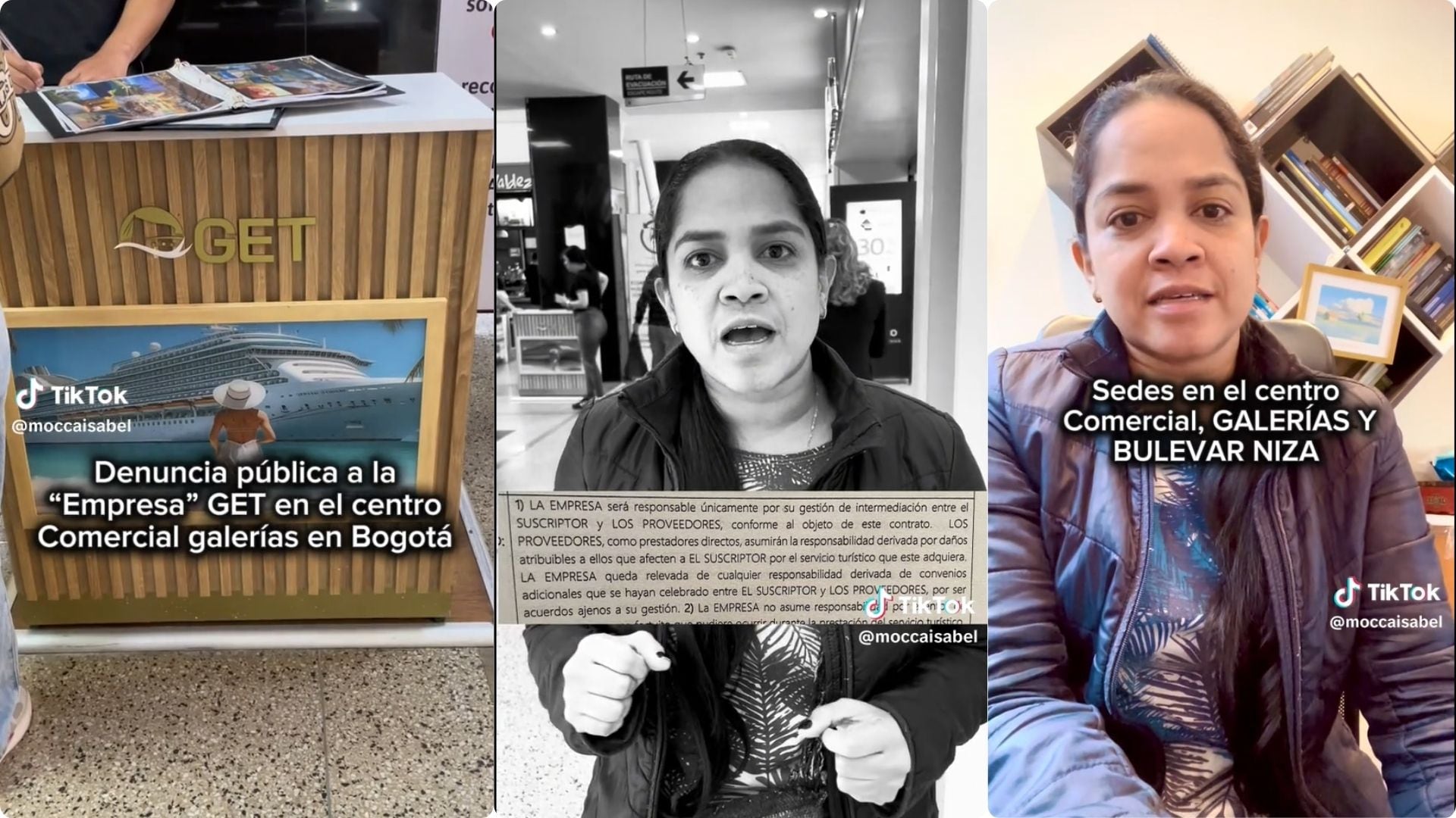 Según la denuncia, la mujer fue engañada y presionada para que firmara autorizaciones - crédito moccaisabel / TikTok