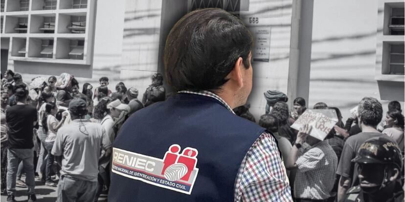 Extorsión y amenazas, el nuevo riesgo para empleados del Reniec en Perú. Foto: Andina (Composición Infobae)