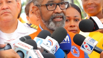 Juan Salas, el director ejecutivo de la Defensa Civil Dominicana (Foto cortesía)