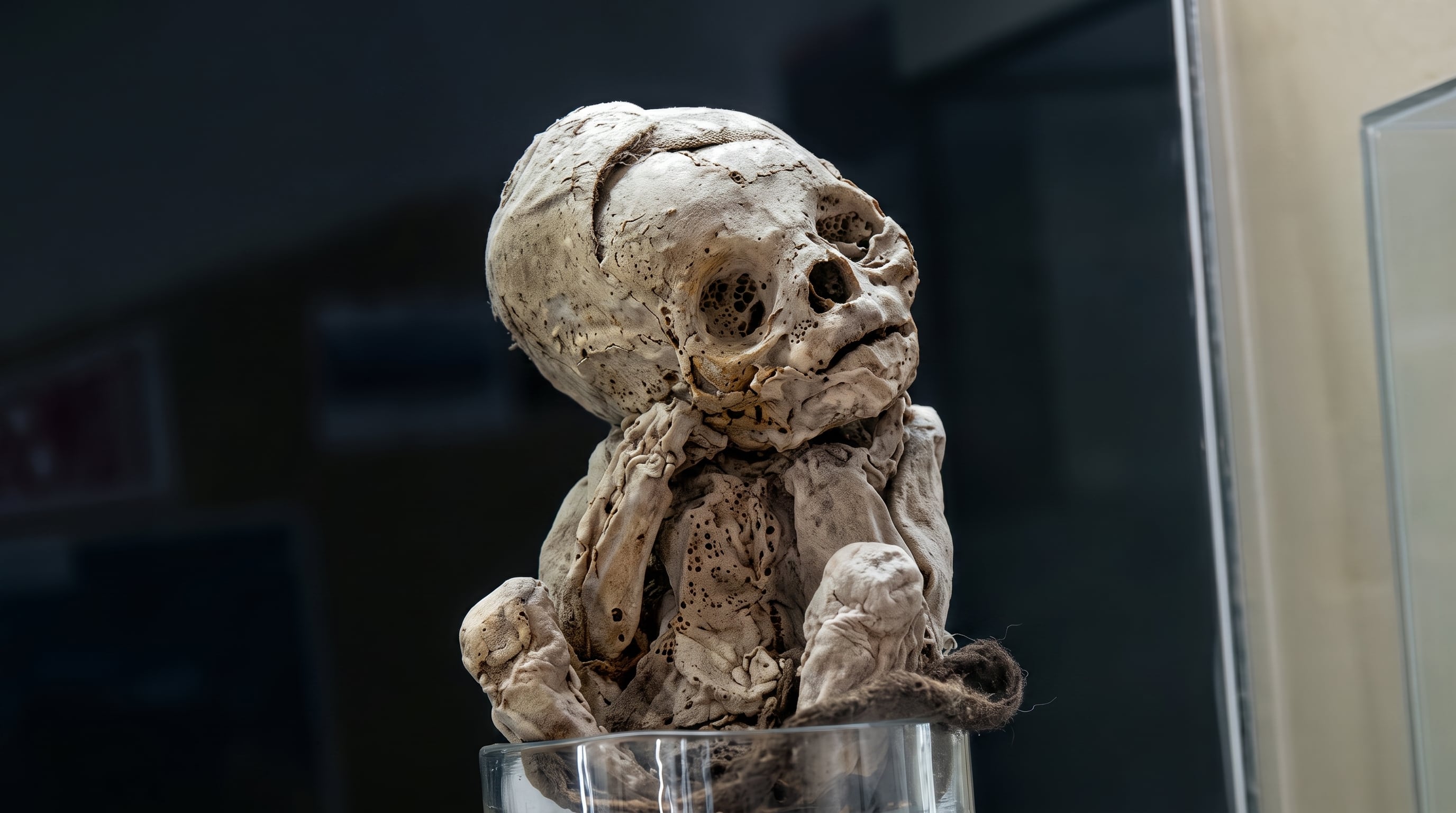 Ichic Nuna reposa en el Museo Municipal de Caraz, en Áncash, y es considerada una de las momias más pequeñas del mundo. (Crédito: Latina Noticias) (Imagen Ilustrativa Infobae)
