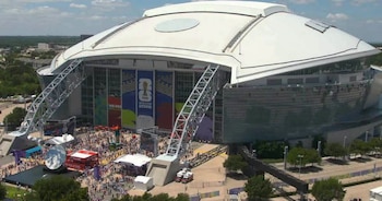 Las autoridades estadounidenses señalan que el dron fue detectado durante un operativo de seguridad del FBI. El incidente ocurrió en las inmediaciones del AT&T Stadium, sede de partidos de la Copa Mundial de la FIFA. (Foto: Redes sociales)