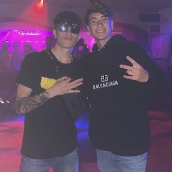 Garnacho y Soulé, de fiesta