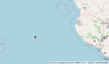 Temblor reportado en Jalisco.
(SSN)