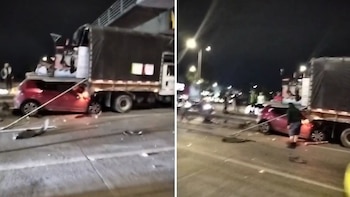 Grave accidente de tránsito dejó al menos un obrero muerto y varios más lesionados en el centro de Bogotá: uno de ellos quedó atrapado en un vehículo
