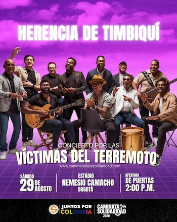 La Fundación Solidaridad por Colombia confirmó que el concierto benéfico en El Campín será gratuito y espera reunir a más de 25.000 personas - crédito @solidaridadxcol/Instagram