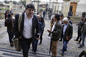 Alarcón presidió la Federación Colombiana de Trabajadores de la Educación e integró el Comité Nacional de Paro en las protestas de 2019 y 2021 - crédito Diego Pineda/Colprensa