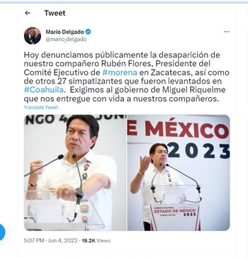 Delgado exigió a Miguel Riquelme