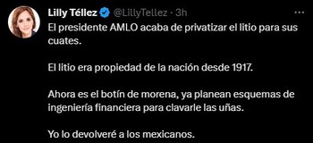 La panista aseguró que ella