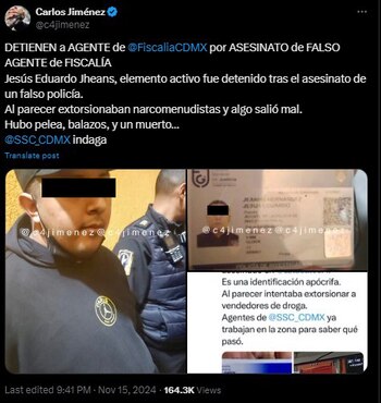 Un falso agente de la