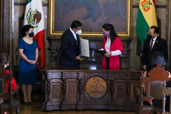 La mandataria capitalina se reunió