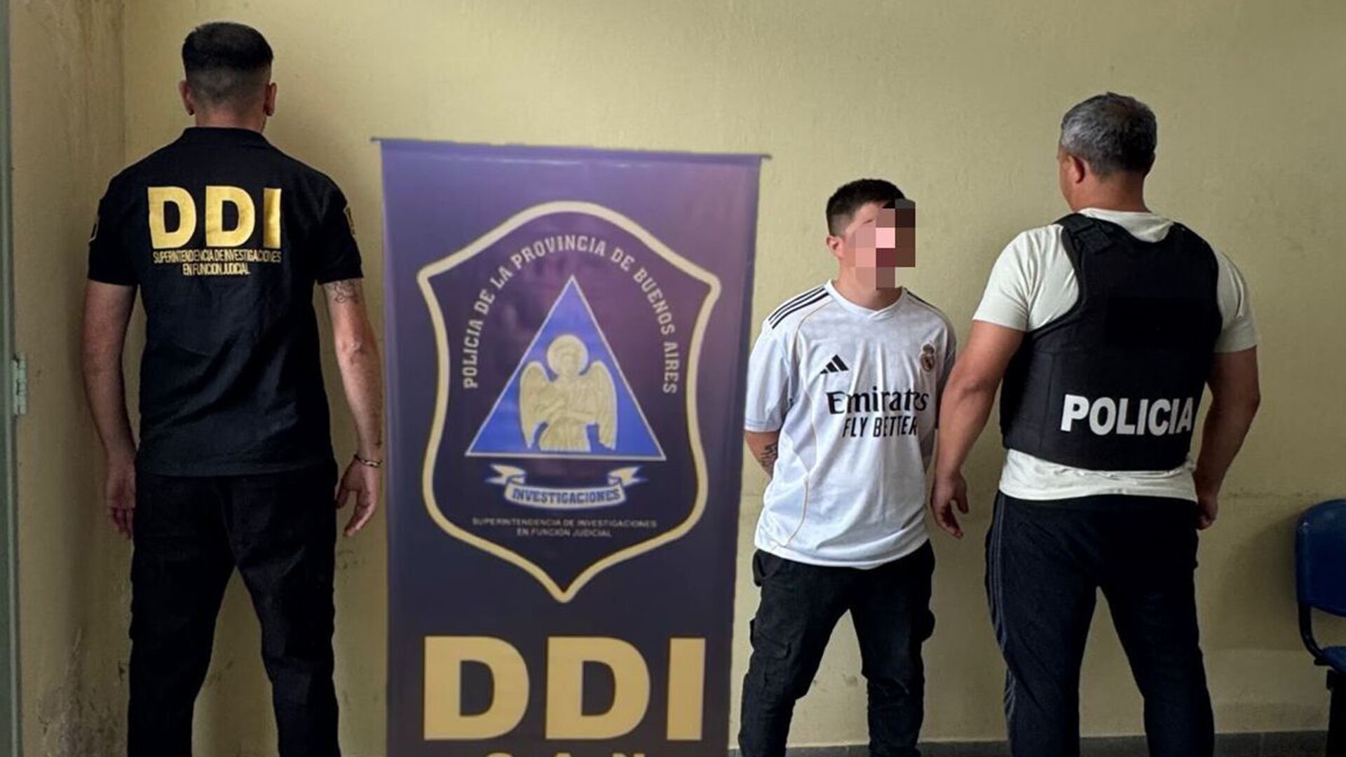 Cristian Surace tras ser detenido