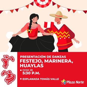 Eventos gratuitos por Fiestas Patrias