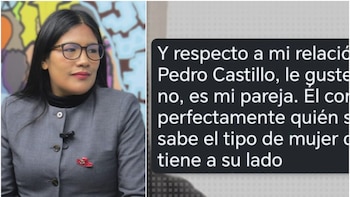 Diputada Catherin Palomino, en chat atribuido a ella: “Pedro Castillo es mi pareja, él conoce perfectamente quién soy”