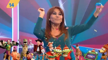 Magaly Medina se muestra firme tras polémica con Jefferson Farfán: reaparece cantando ‘Alimaña’. Captura: Magaly TV La Firme.